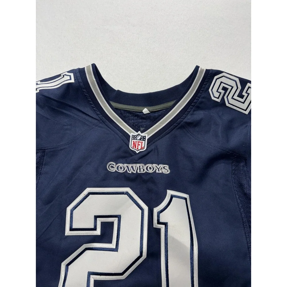 Dallas Cowboys Jersey Mens 44 Blue NFL Football Nike Joseph Randle 21 On Field